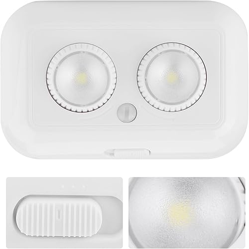 Miniatura 7 de BORDSTRACT Luz de inducción infrarroja LED, lámpara de armario de armario regulable, luz de detección de movimiento (blanco)