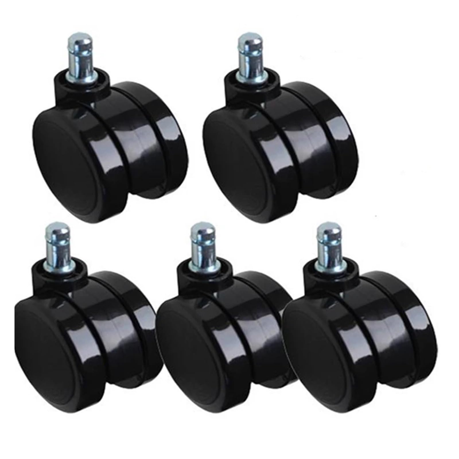MXXDMOPD 5 Pieces/lot 2. inch Computer Chair casters Swivel Wheels Office Accessories Pulley Rollers(Circlip)