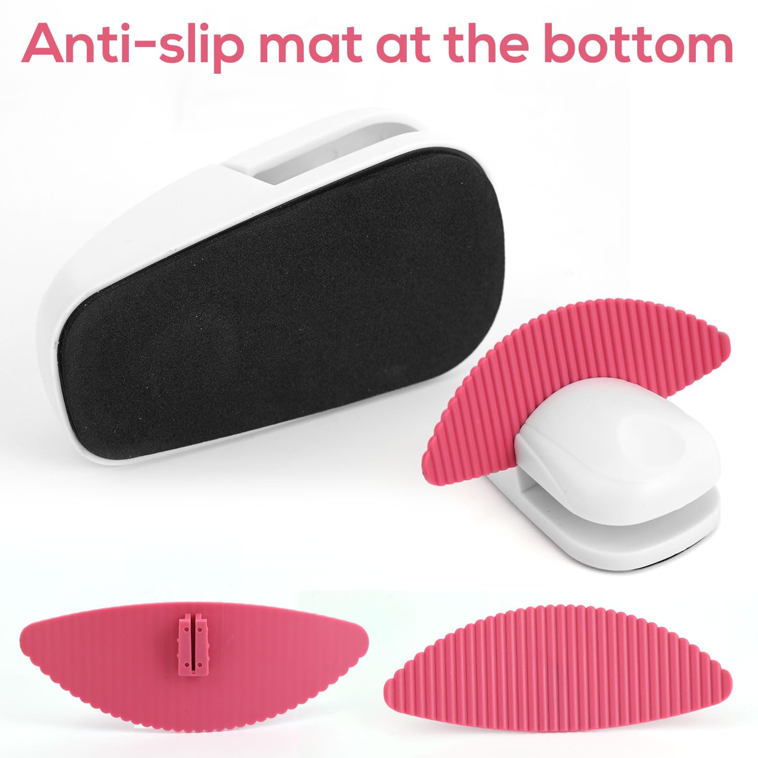 3uds Soporte para Papel de Escritorio, Ideal Escribir a Máquina o para Usar en la Oficina Cuenta con Base Antideslizante y Pinza Documentos de Escritorio Compatible con Papel A4