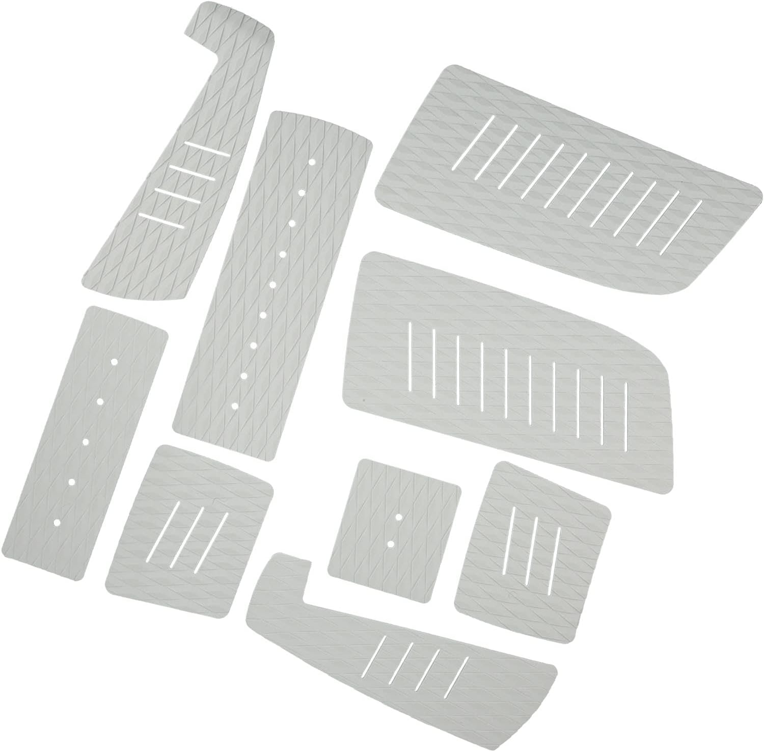 aqxreight EVA Deck Traction Pad Nonslip Surfboard Mat Surf Tail Pad Mat for Longboard Paddle Board Gray