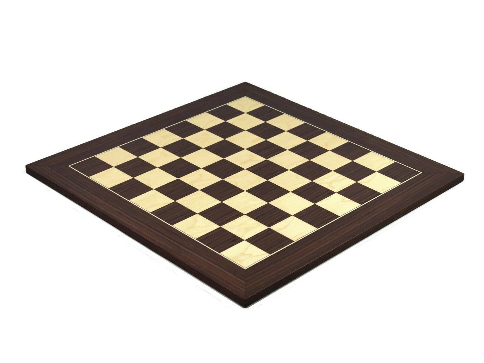 Set di scacchi in legno Macassar Board 20 pollici pesato Sheesham classico Staunton pezzi 3.75 pollici