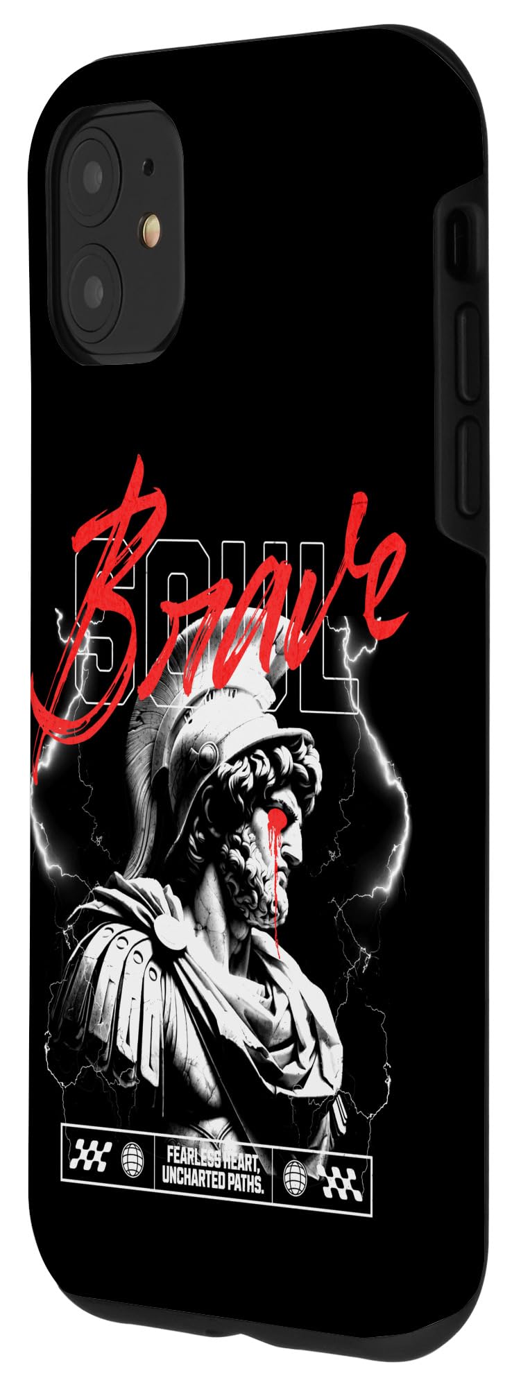 Brave Greek God Aries Fearless Soul Lightning Streetwear Case for iPhone 11 - Image 2