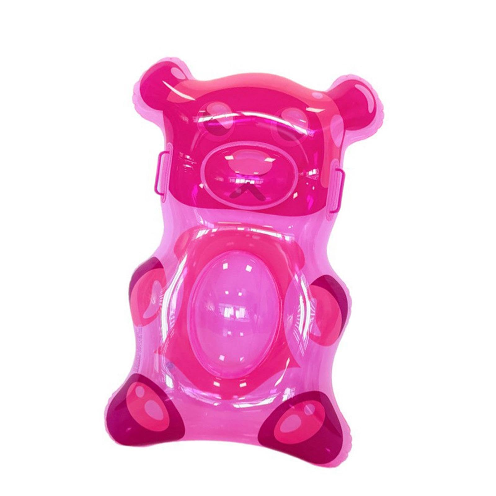 Inflatable Gummy Bear Pool Float, Pool Float Toy, Lightweight Water Toy for Pool Water Raft, Party, Vacation, Summer, Pink