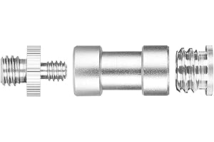 3-Piece Spigot Adapter for DSLR, Tripod, Lighting, GoPro