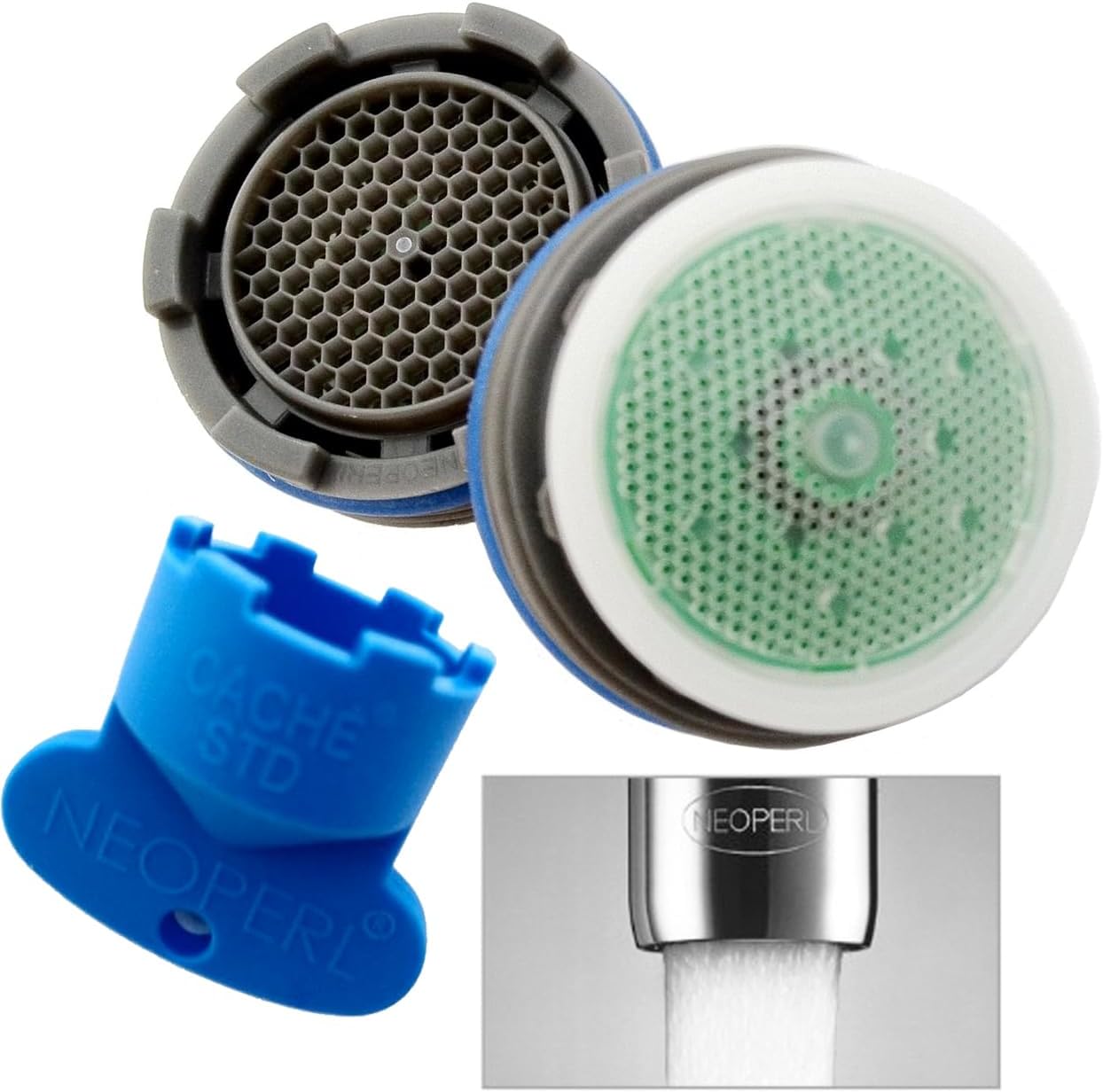 New Resources Group Neoperl 1.5 gpm Plastic Kitchen/Bathroom Faucet Aerator