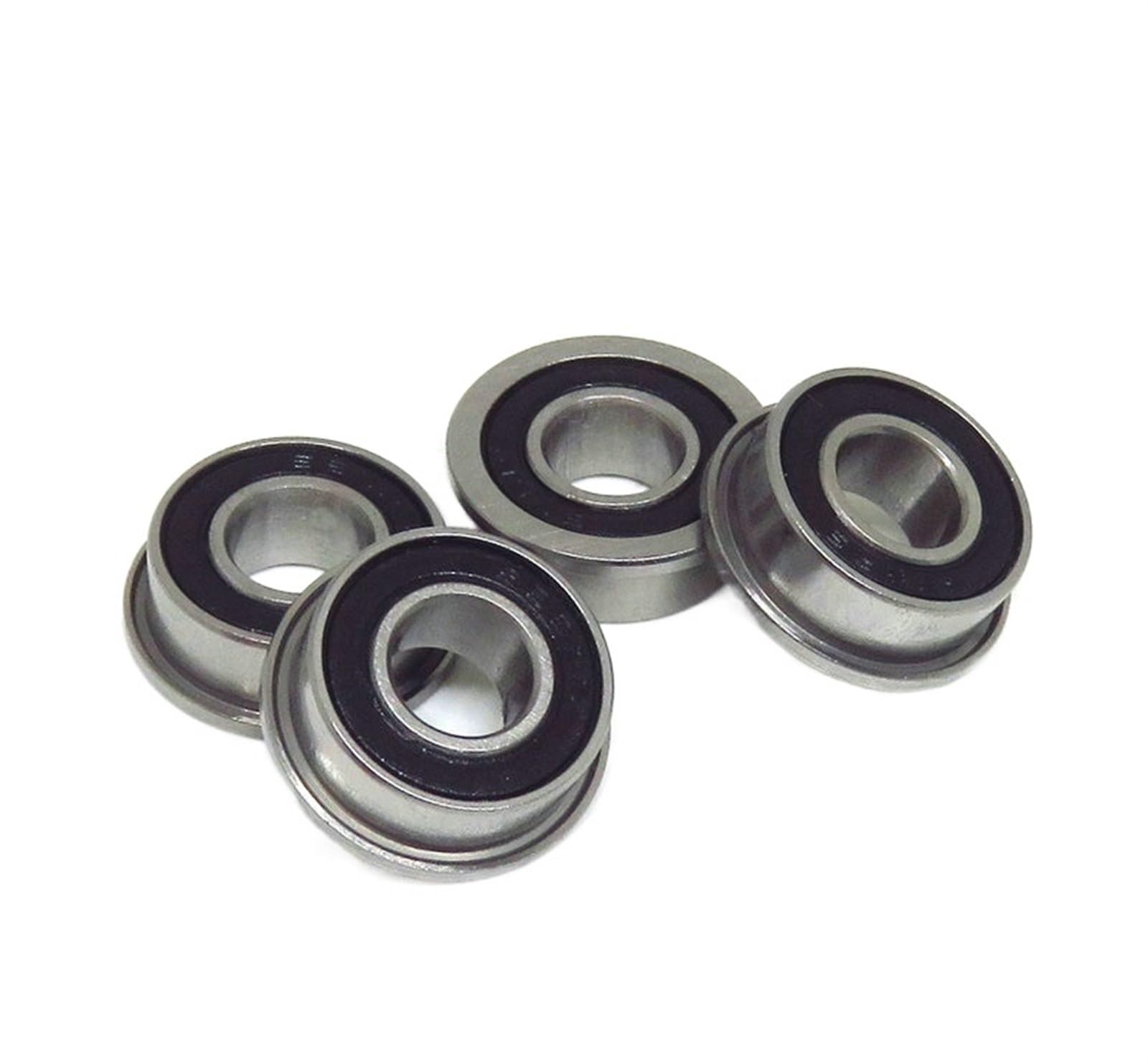 HYUJNAFZR Bimetal Seal Shield Micro deep Groove Bearing 5pcs F686-2RS 6x13x5mm Flange Bearing Deep Groove Ball Bearing Miniature Flanged Bearing