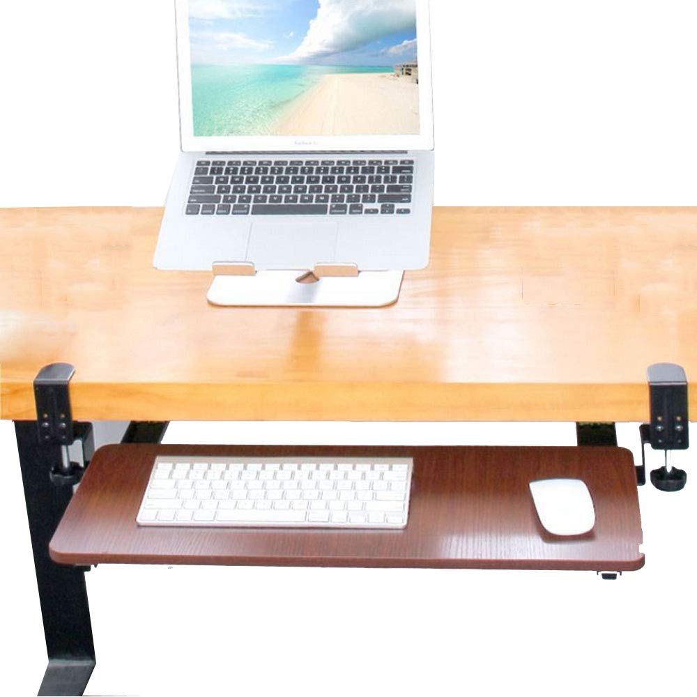 Buy Ergonomic Keyboard Tray Clamp Desk Extender Slides Keyboard Desk