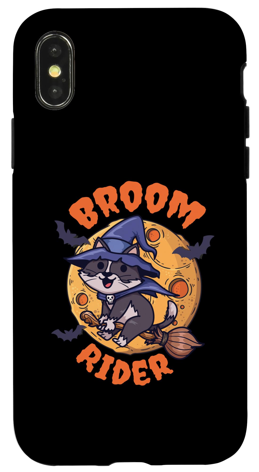 iPhone X/XS Witch's Companion - Broom Rider Halloween Case