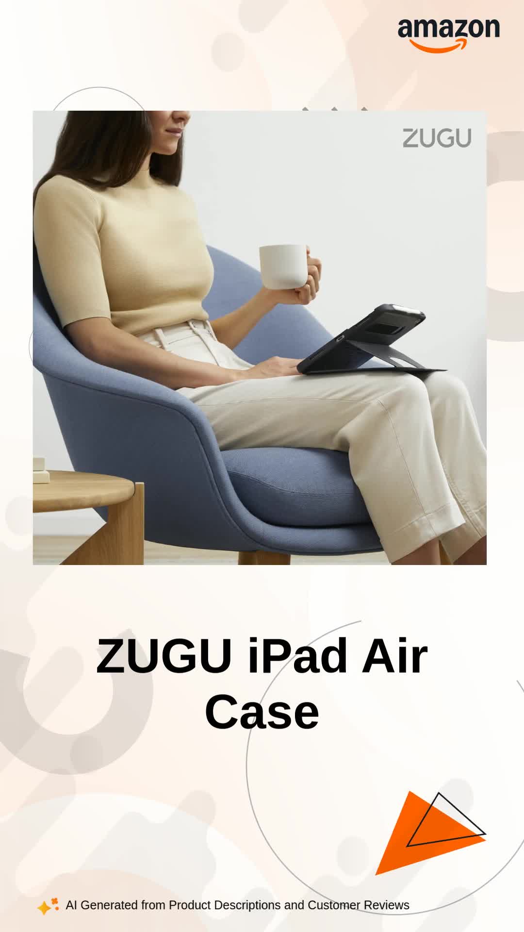 ZUGU CASE Ultra-Thin Protective Case Designed for iPad Air 11