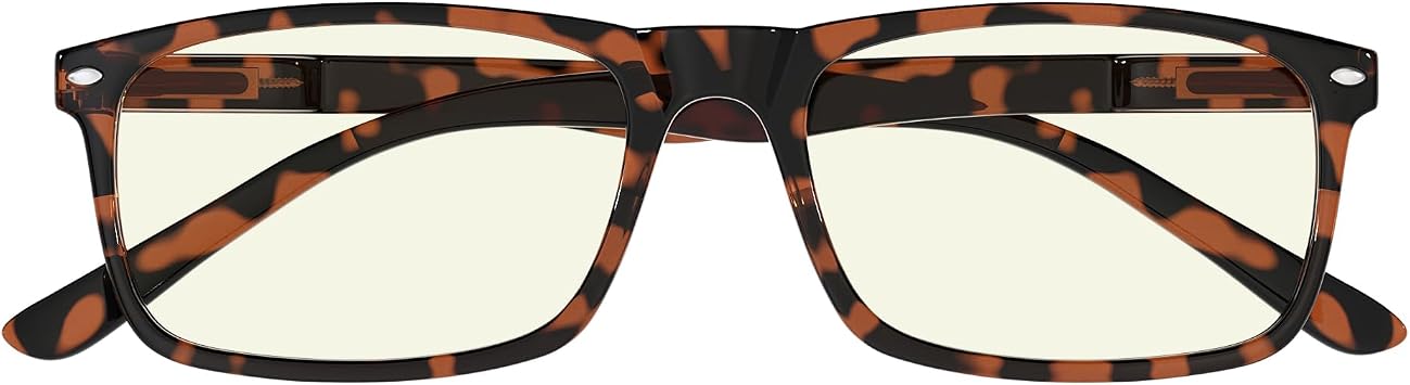 Eyekepper Blue Light Reading Glasses Men Women 2.75, Tortoise Frame