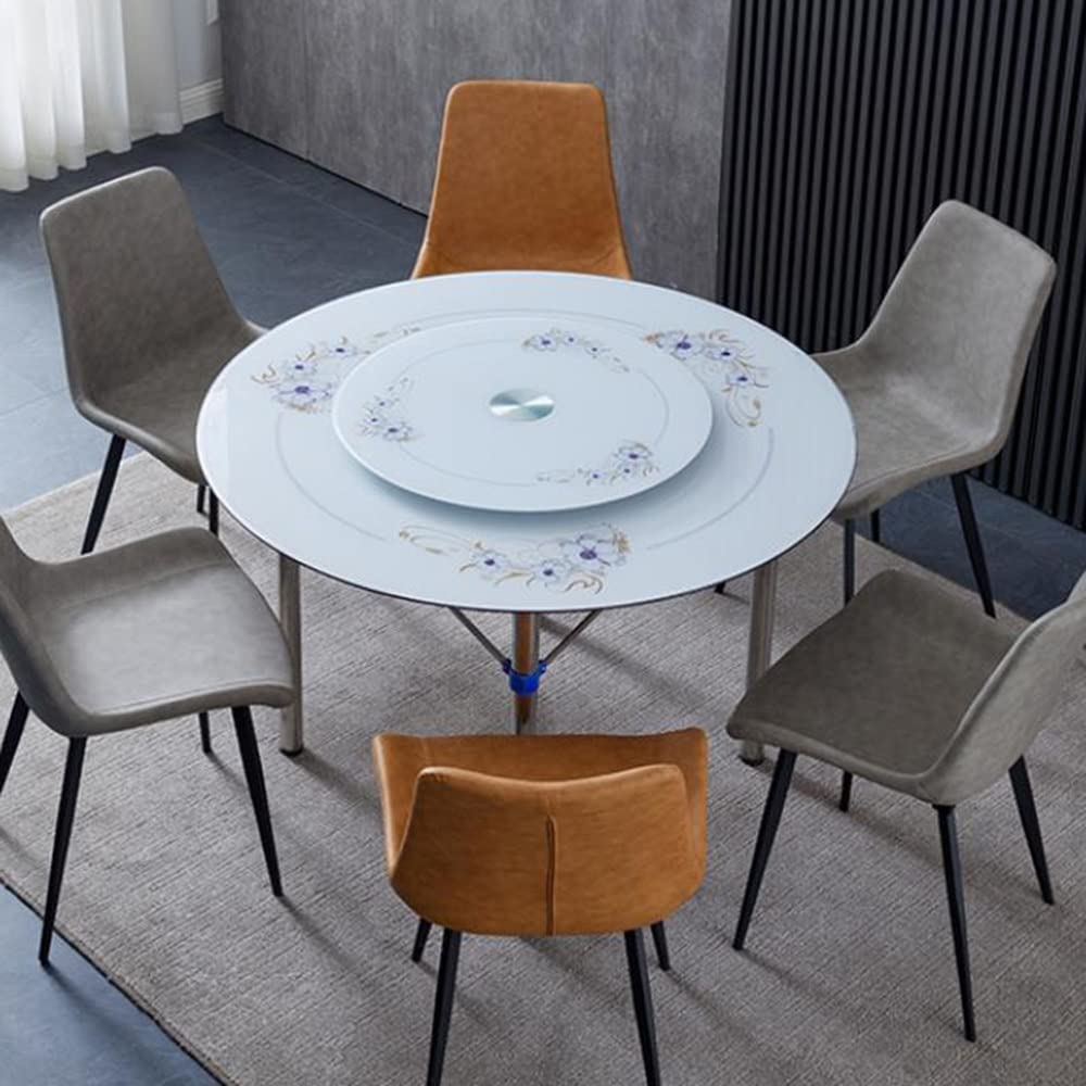 Bianco Piatto Di Servizio Girevole Rotondo Vassoio Girevole Lazy Susan