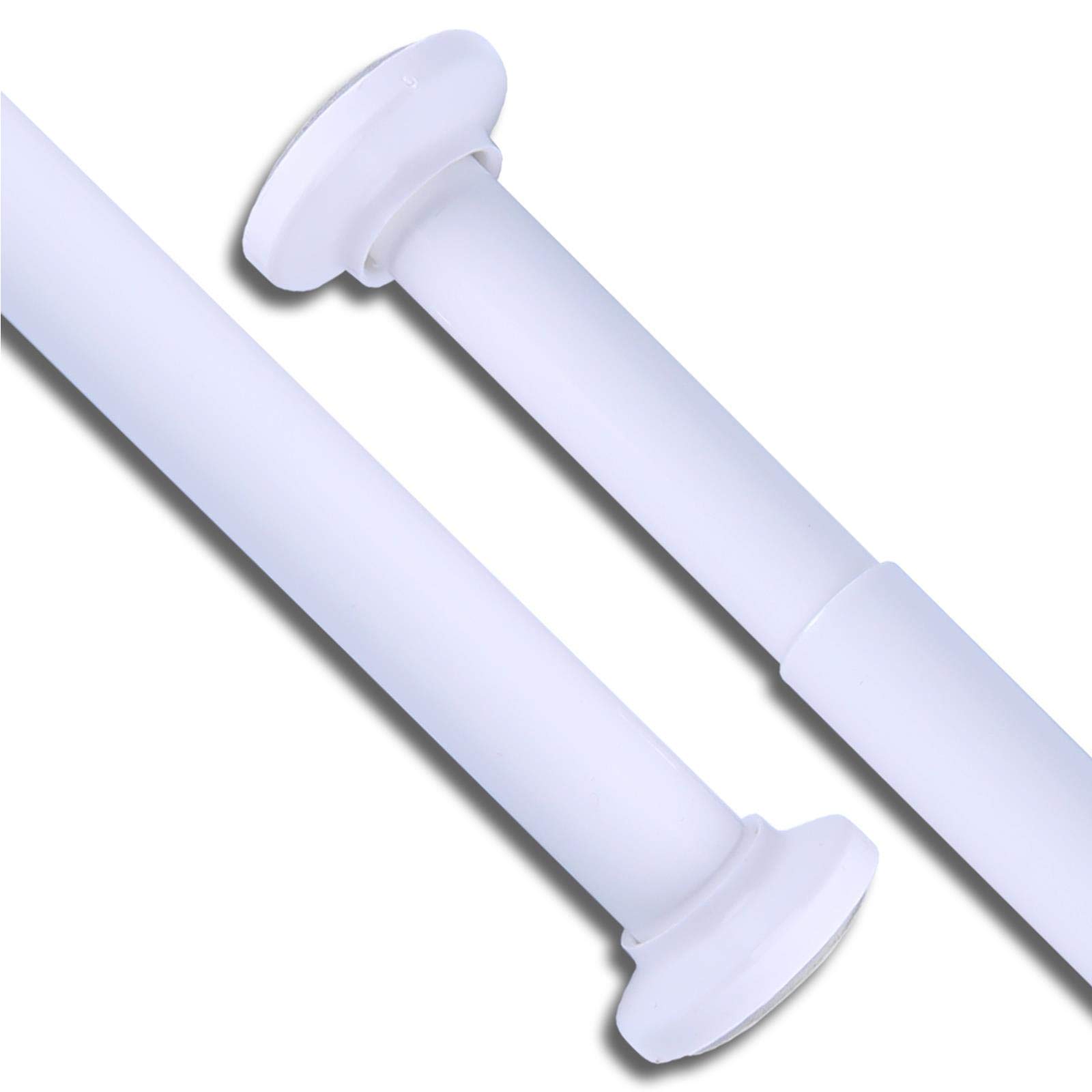 Homecentre White Home Centre Extendable Shower Curtain Rail Rod 125-220Cm Telescopic Pole