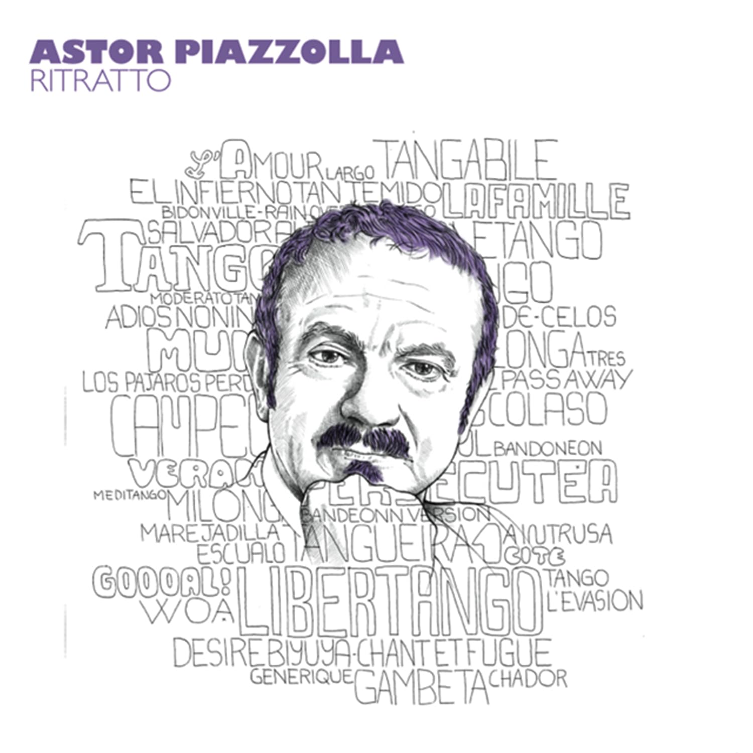 Ritratto di Astor Piazzolla
