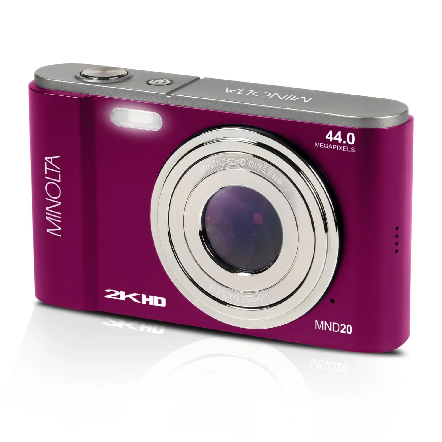 MND20 44 MP / 2.7K Ultra HD Digital Camera (Magenta)