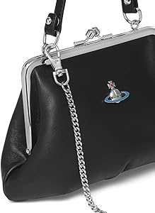くすみ水色 ヴィヴィアンウエストウッド ハンドバッグ レザー 03