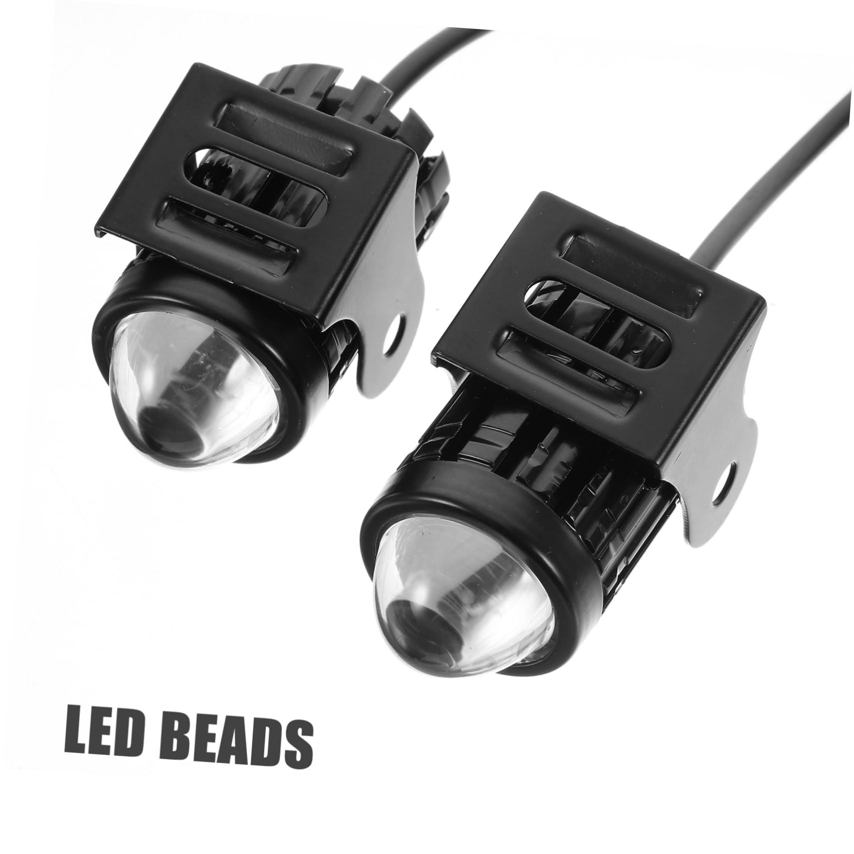 5ensembles Phare LED Étanche pour Feu avec Double Couleur pour Conduite De Nuit Kit Complet avec Et Design