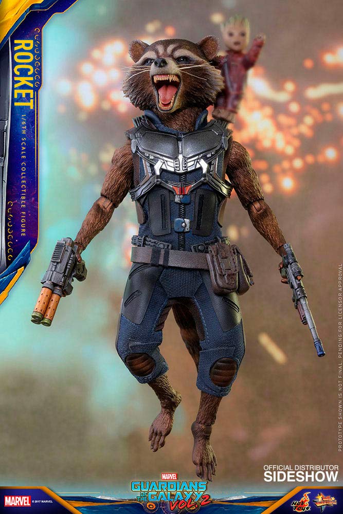 マーベル サイドショウガーディアンオブギャラクシーロケットフィギュア