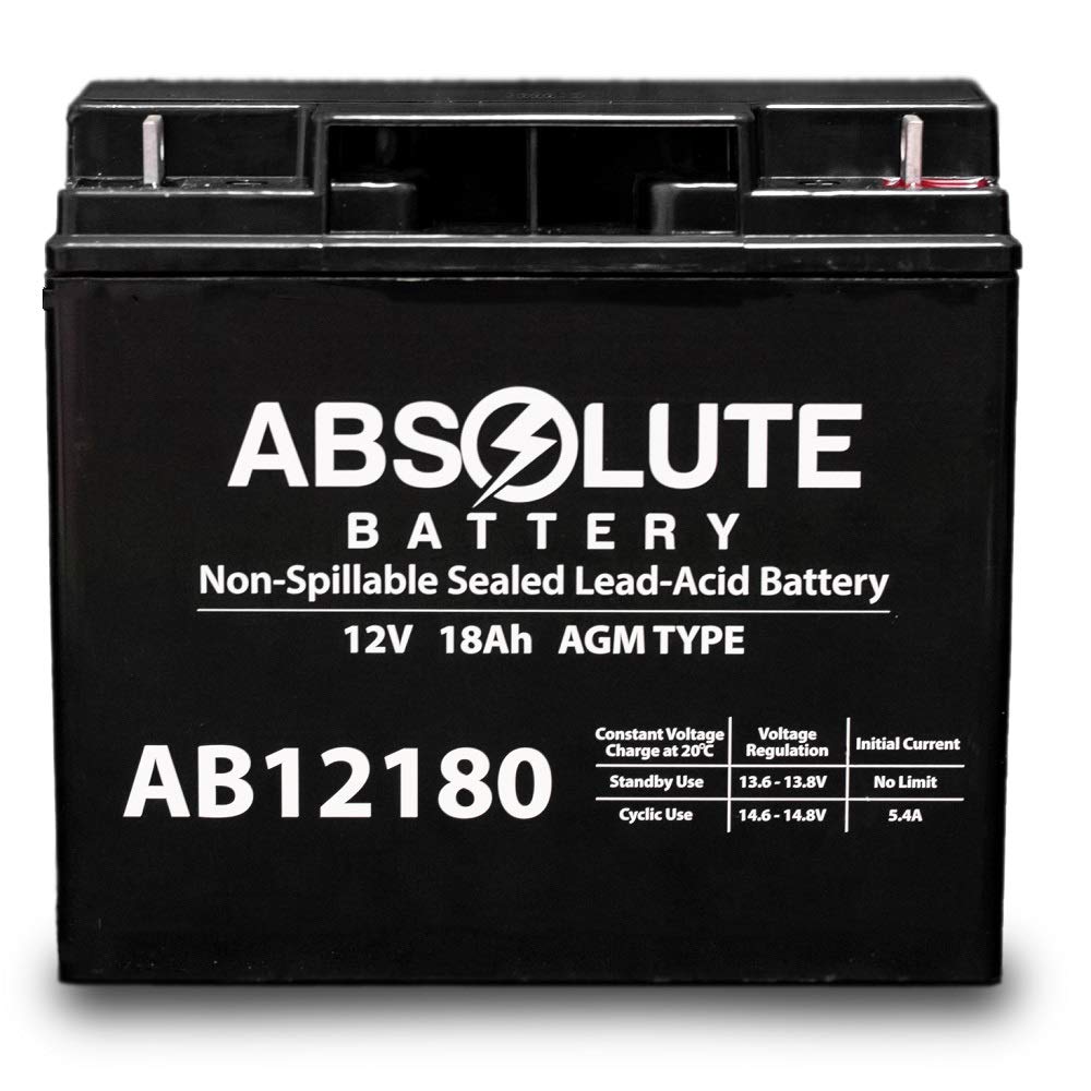 AB12180 12V 18AH ERY Solar Booster PAC ES500 SLAVRLA Rechargeable