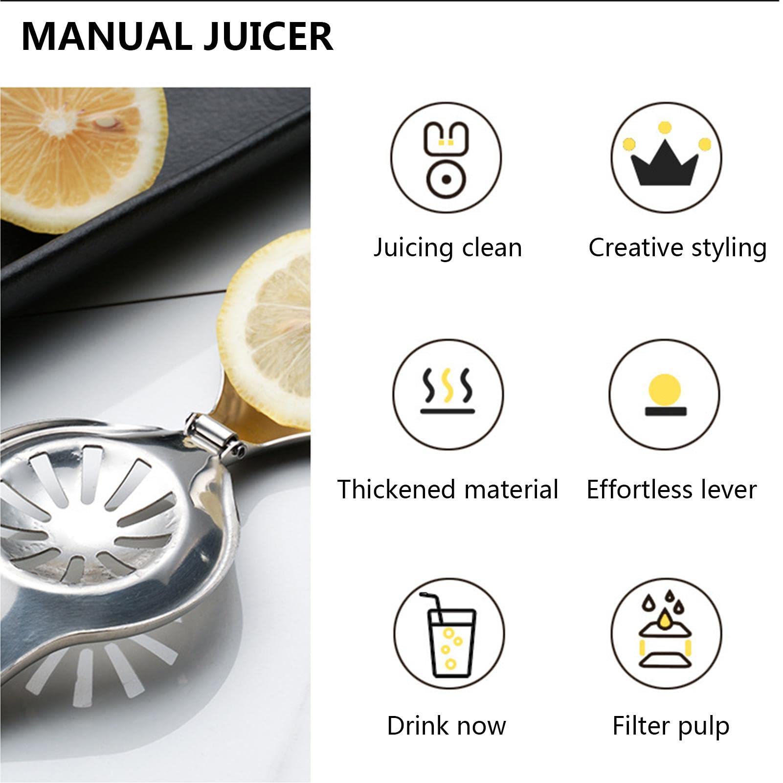 Professionele Citruspers Handpers Handleiding Fruit Juicer Sinaasappelsap Squeezer voor Citroen Limoen Granaatappel Gietijzer Rvs