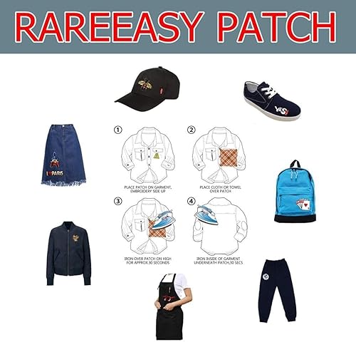 Miniatura 3 de Rareeasy Parche de dibujos animados para cachorros, parches de bulldog francés, apliques bordados para coser, símbolo, ropa, jeans, sombreros,