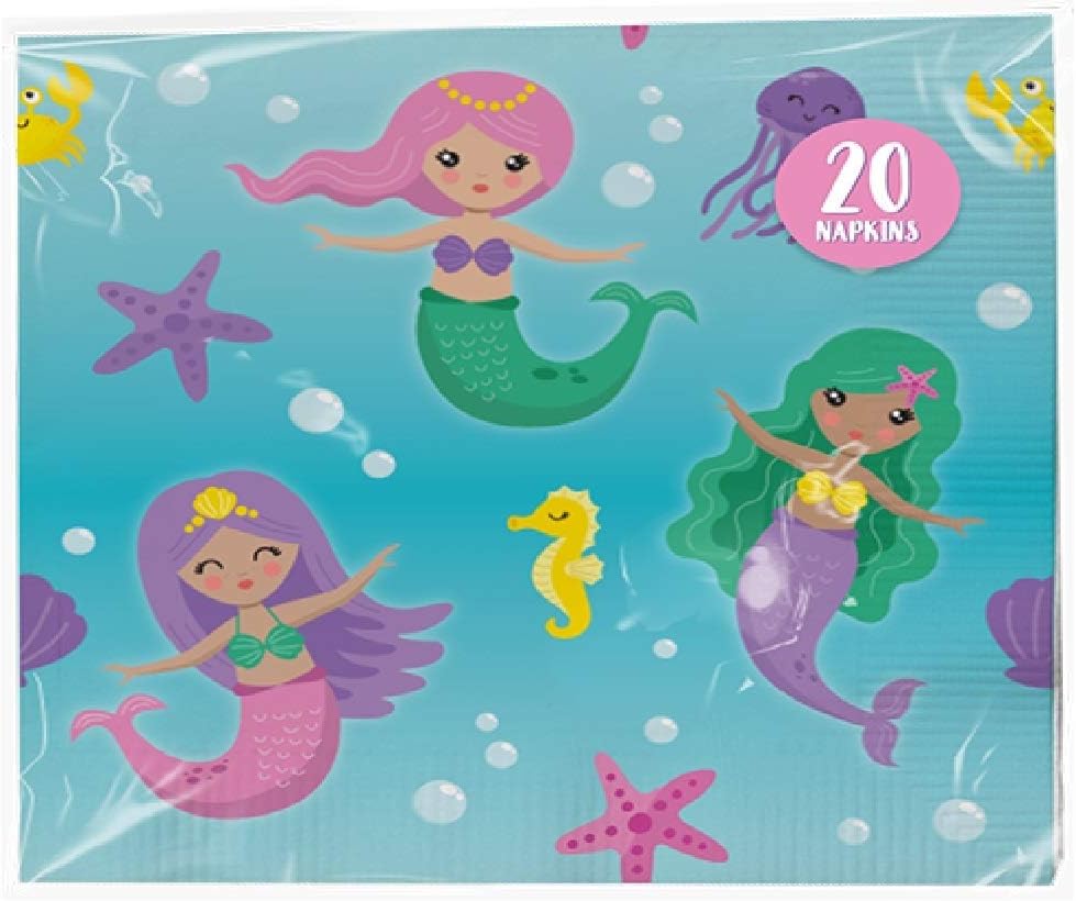 mermaid napkins