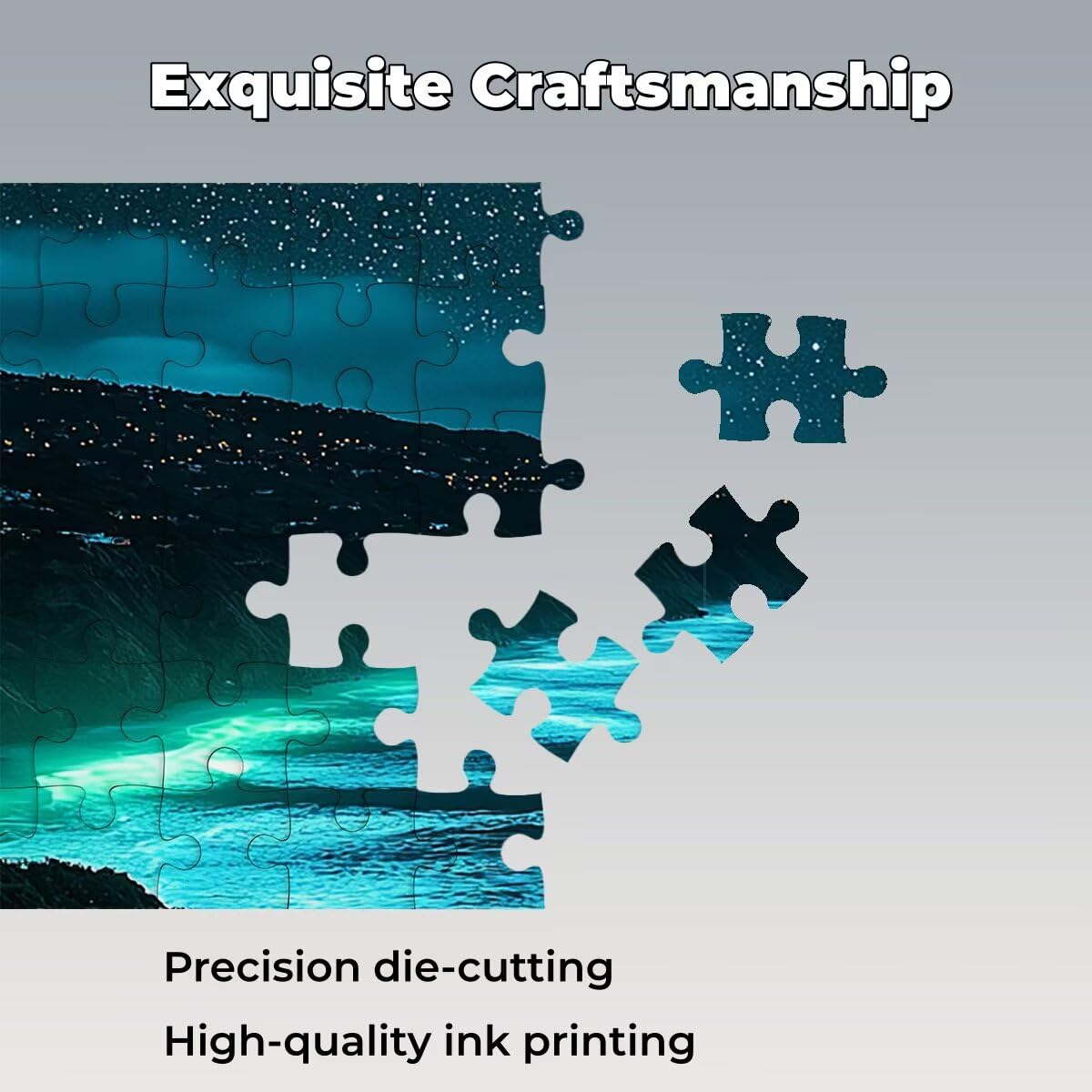 Puzzle 1500 elementów snów, drewniane puzzle dla dorosłych, krajobraz