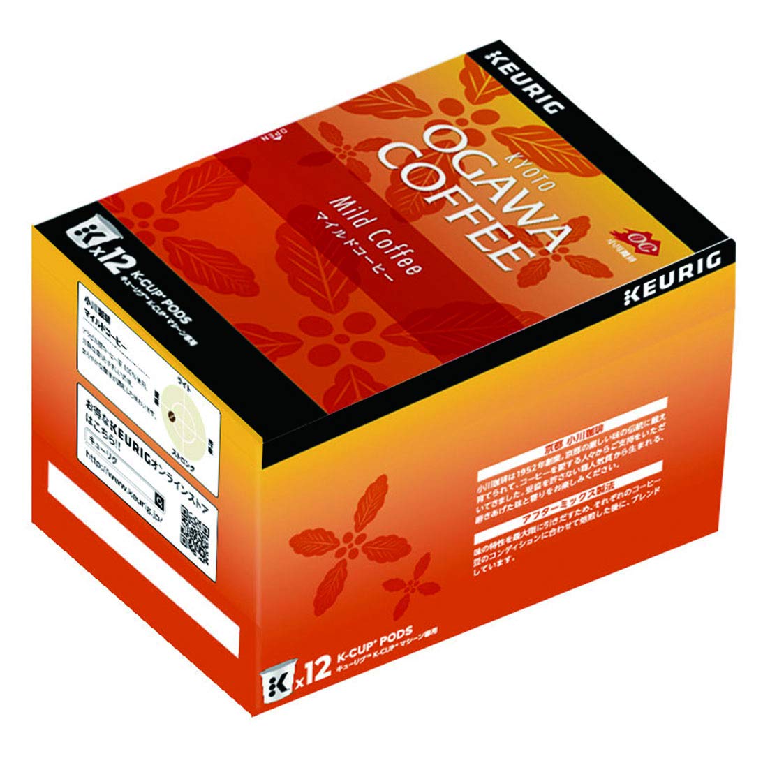 Amazon.co.jp: KEURIG K-Cup 京都 小川珈琲 マイルドコーヒー 9g×12P
