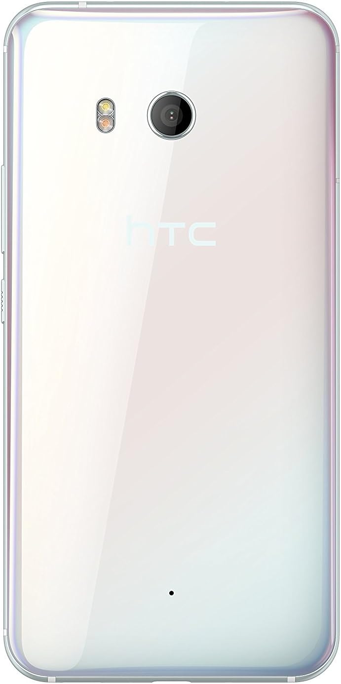 HTCU11 UK SIM-Free Smartphone - Ice White, with Alexa built-in
