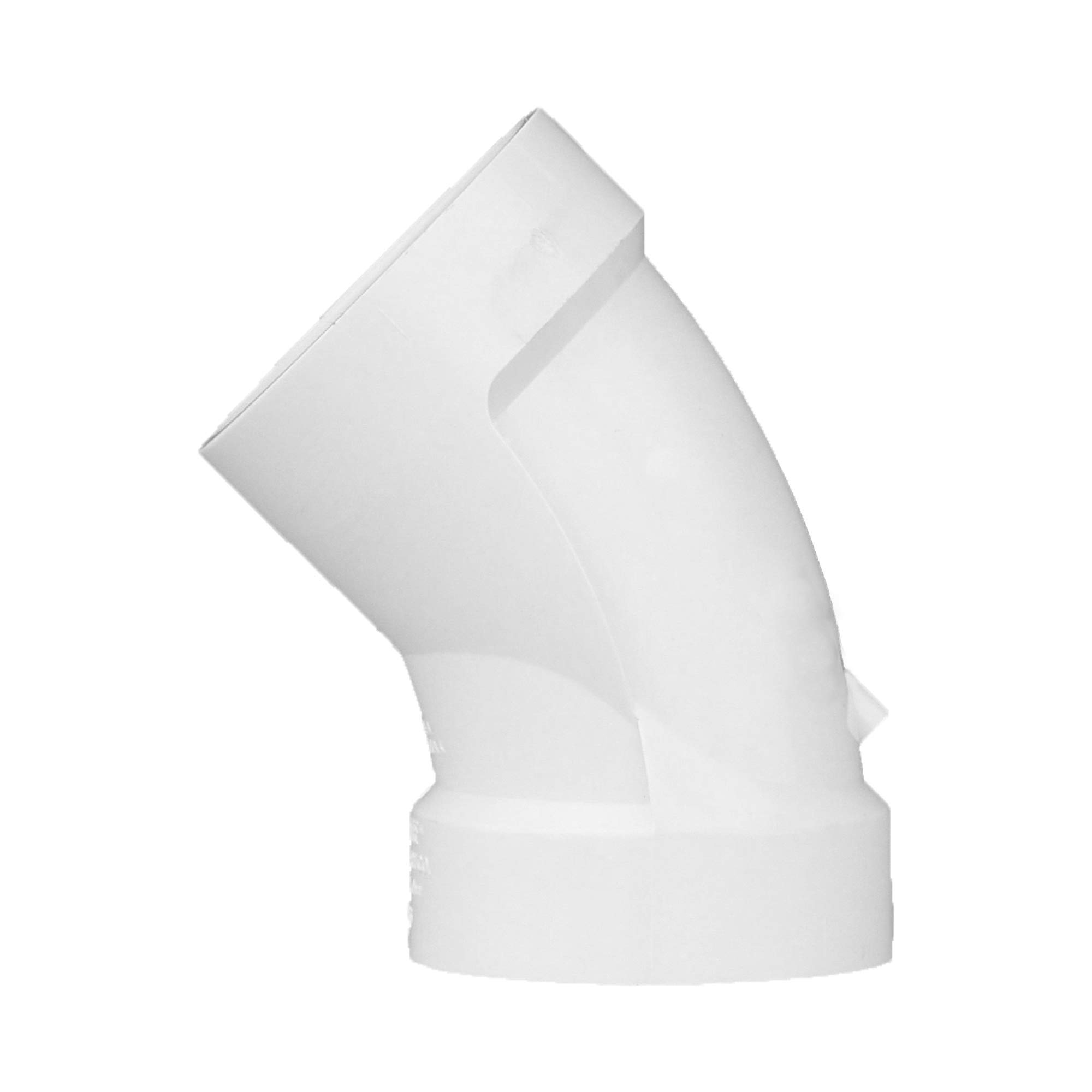 CHARLOTTE PIPE 2 DWV 1/8 BEND HUB X HUB DWV (DRAIN, RESIDUOS Y VENTILACIÓN) (Caja de 50 unidades)