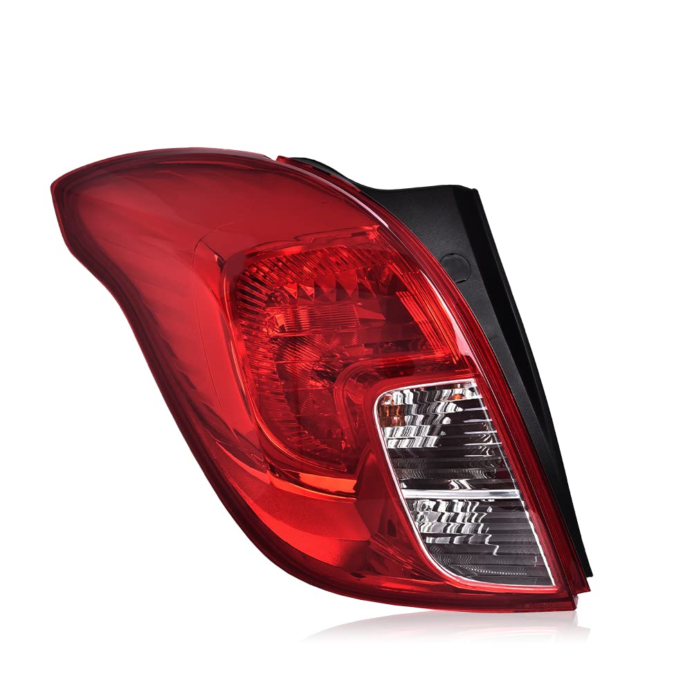 G-PLUS Rear Tail Light, Compatible with Buick Encore 2013-2016 4-Door Sport Utility,Driver Side Only LED Red Lens Chrome Housing Luces Traseras Rear Brake Lamps Assembly