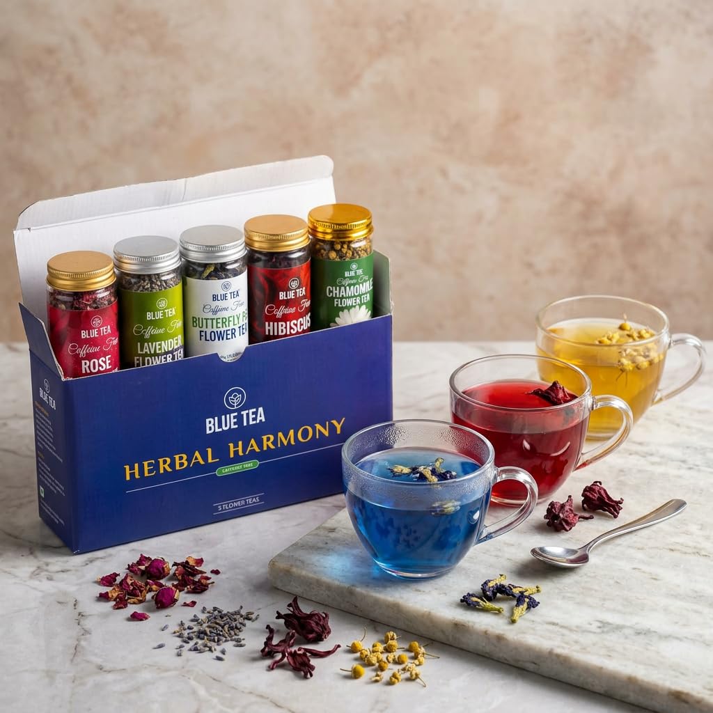 Amazon.com : BLUE TEA - Flower Tea Combo - 5.64 Oz (Pack of 5