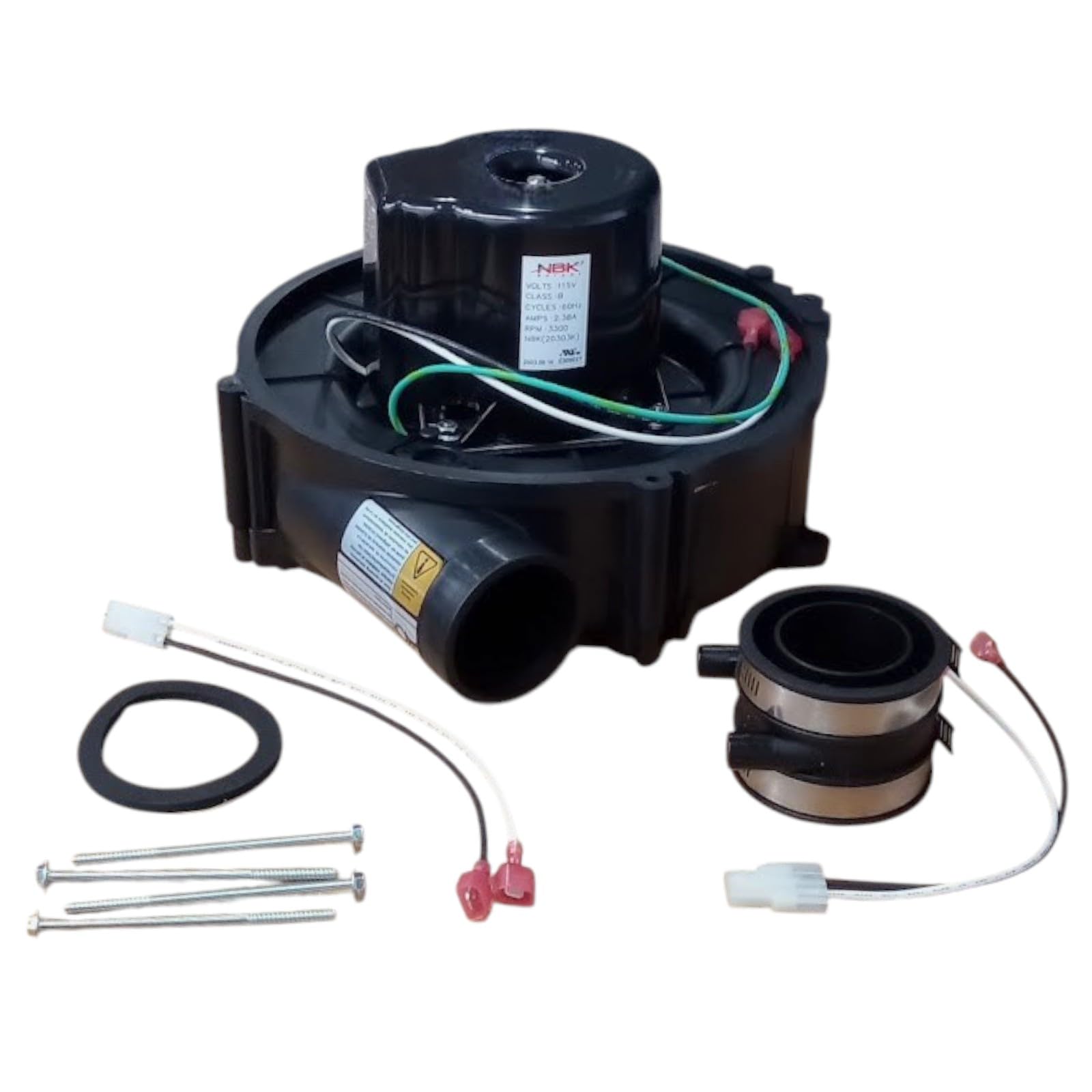 NBK Products 20303K Furnace Draft Inducer Motor for Heil Quaker Tempstar Comfortmaker HQ1014338FA 1172823