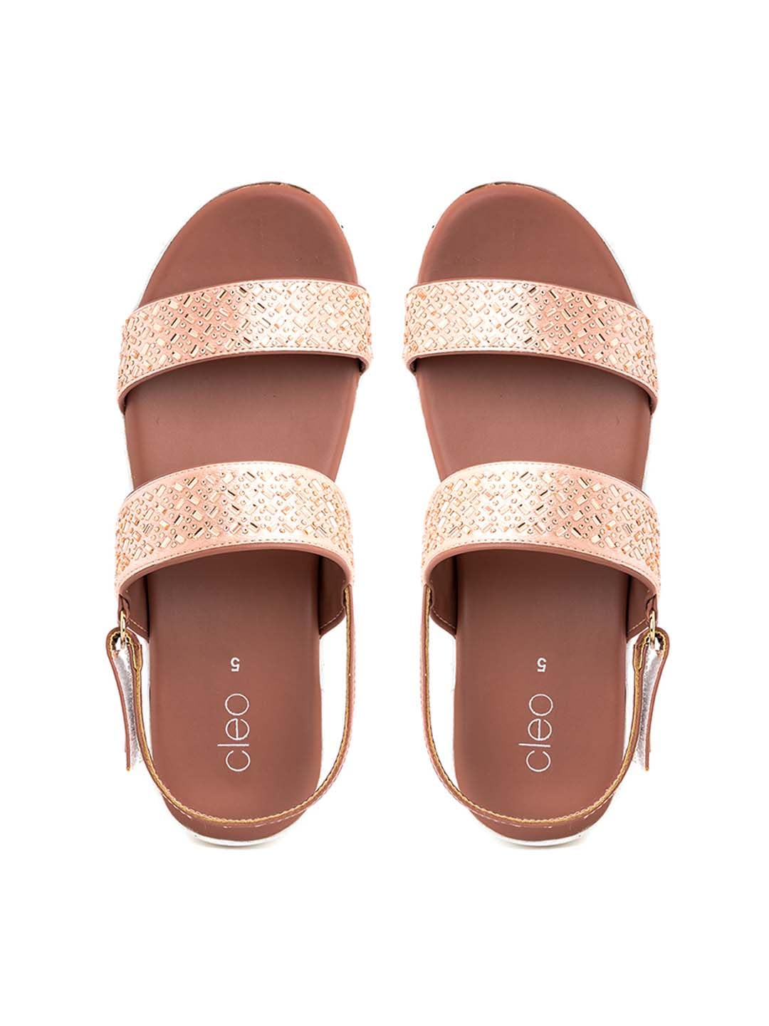 Khadims Cleo Pink Flat Sandal for Women (6410305) (B0D3TSX98K) Amazon Price History, Amazon Price Tracker