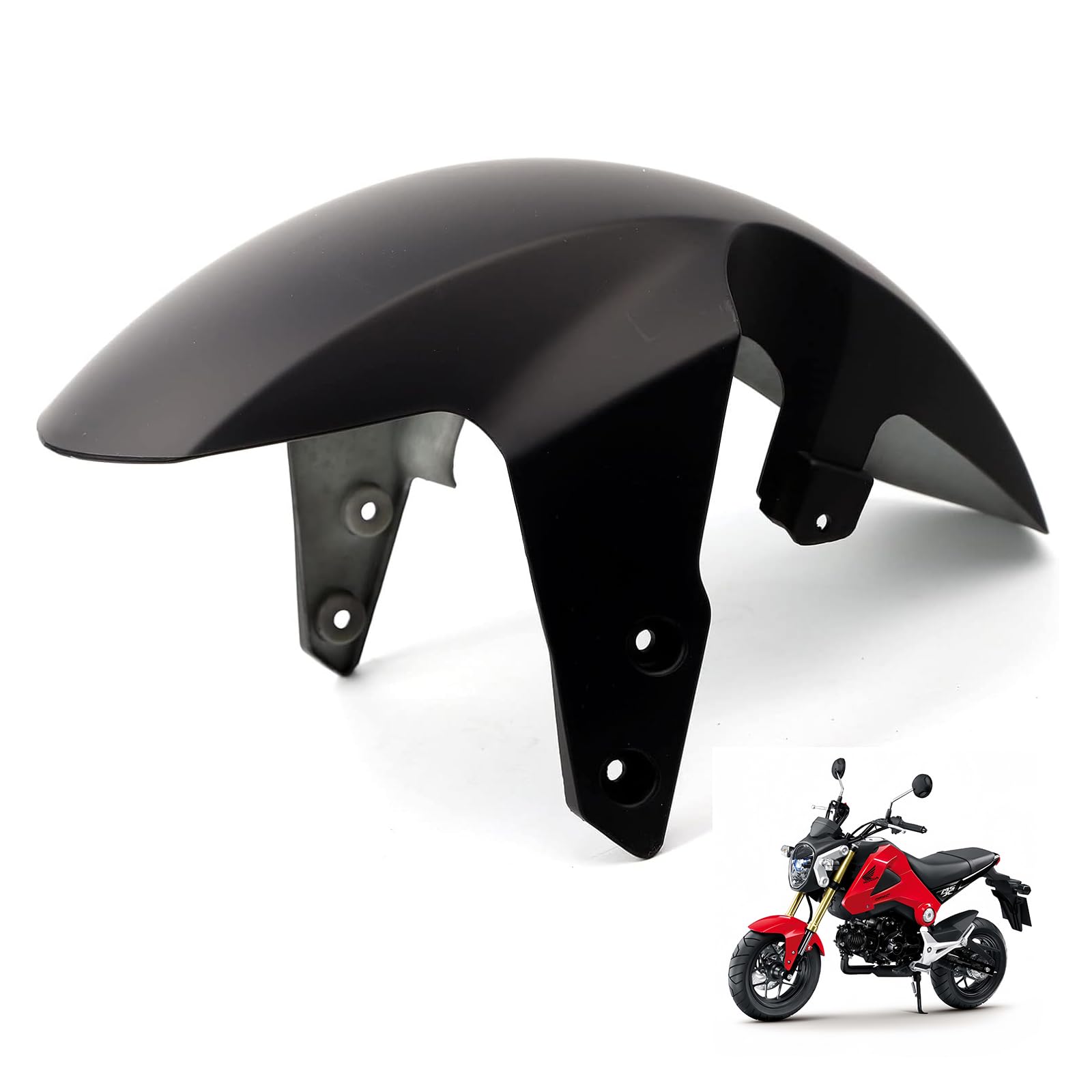 Mokuo Black M3 Motorcycle Fenders for Honda Grom msx125 2016