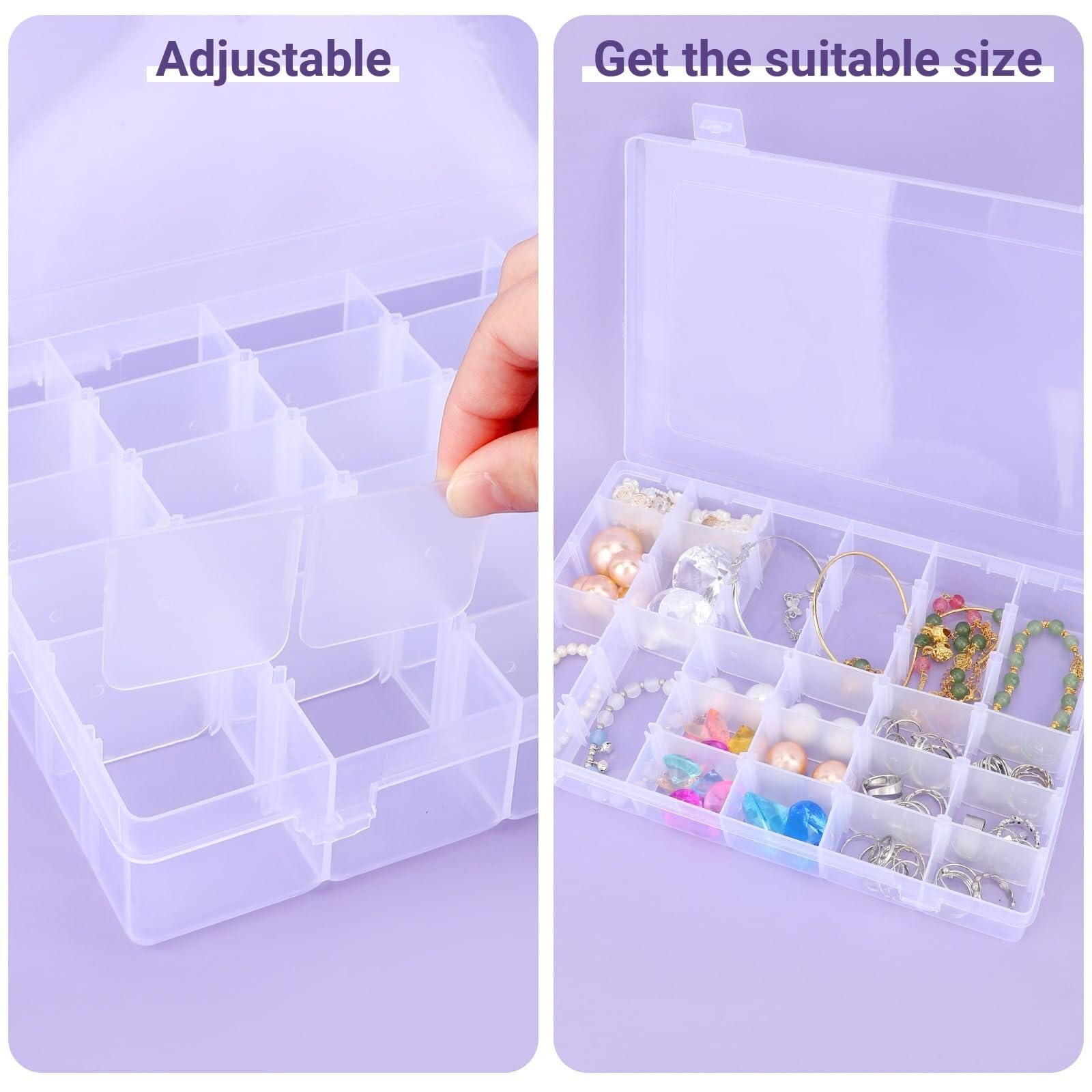 Organizer Smalti per Unghie Rossetti Contenitore Trasparente for Smalto in Acrilico Accessori Bellezza