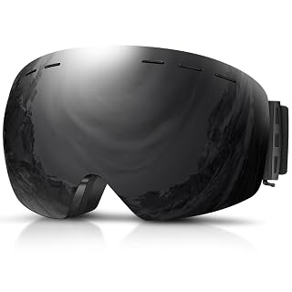 DADA-PRO Masque de Ski Homme Lunettes de Ski Femme OTG - Verre Sphérique Ultra HD & Technologie Anti-Buée Brevetée, UV400 Protection, Vision Plus Large, Compatible avec Casque Ski Goggles - Amazon product rated Grade A