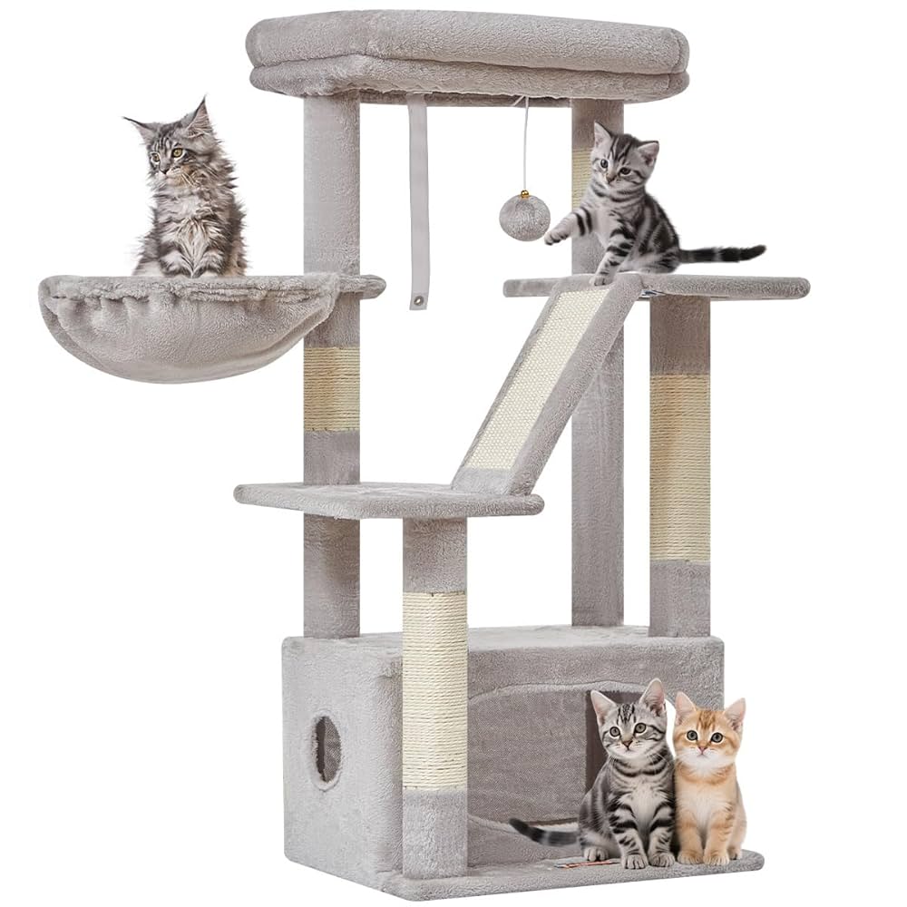 置物 maocat Amazon.com : Taoqimiao Cat Tree,38.2-Inch Cat Tower for