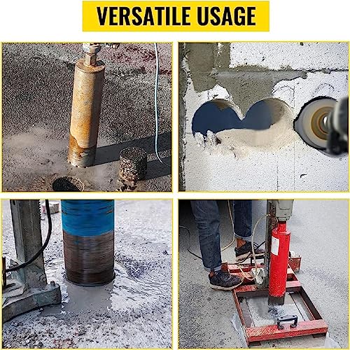 Diamentowa wiertarka rdzeniowa do betonu ze stojakiem i wiertłami, 2180 W, 160 mm, ręczna/stojąca, przemysłowa, elektryczna wiertarka rdzeniowa na mokro, do muru, kamienia, ceramiki