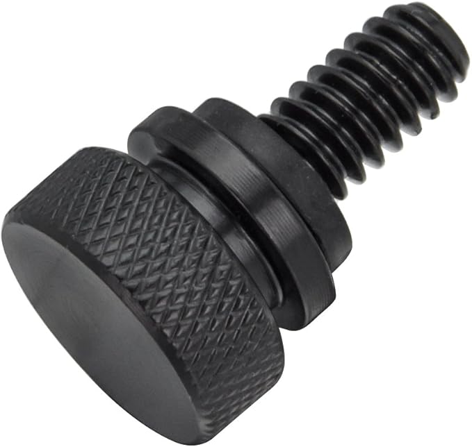 Black Stainless Steel Rear Seat Bolt Mount Screw for Harley Davidson