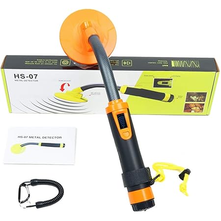 Fully Waterproof Handheld Metal Detector LCD Display Detection Signal Three Detect Modes for Different Environment 35m Waterproof Depth Pinpointer Included a 9V Battery for Adults and Kids Gift