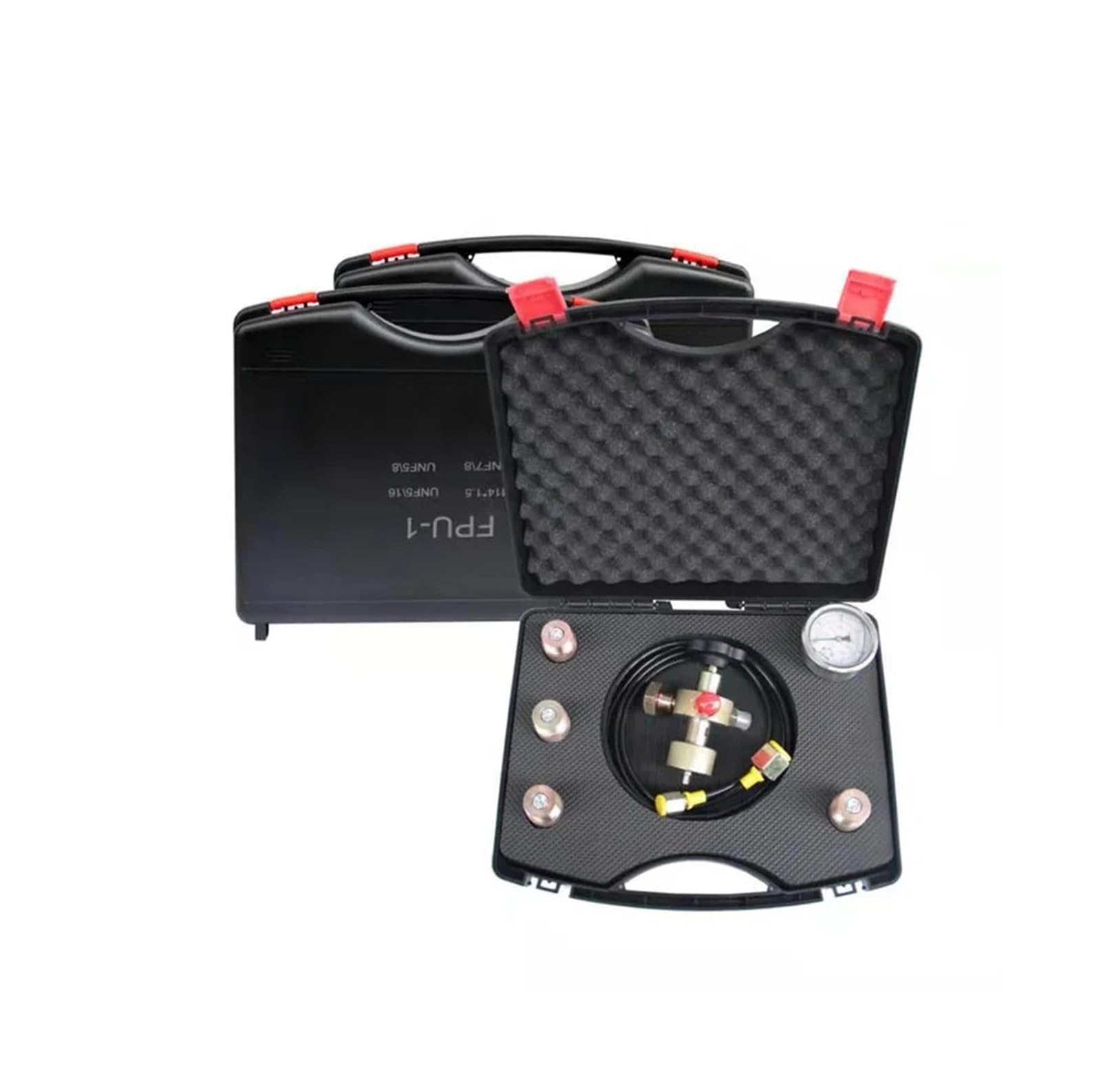 Manómetro, Kit de prueba manómetro hidráulico 0-400Bar 6000PSI con 5 adaptadores