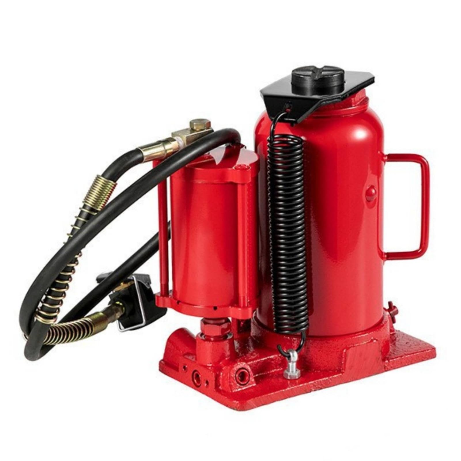 Idraulico Pneumatico Manuale Bottiglia con Tubo Dell'pneumatico Regolabile Sollevatore per Meccanici, Camionisti, Garage, Emergenza