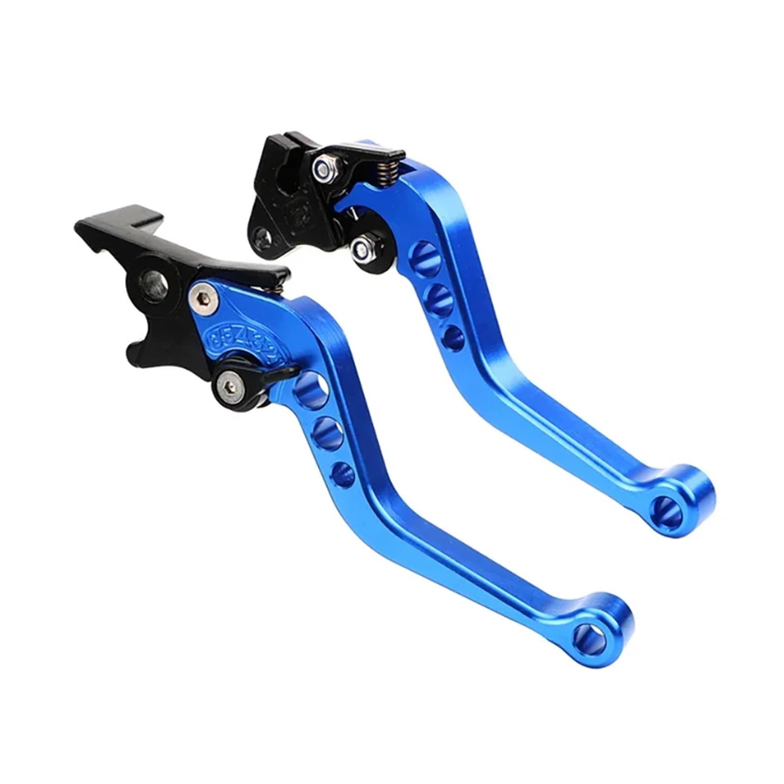 Abdktmnx Blue Motorcycle Clutch Drum Brake Lever Handle Suitable For Motorcycle 1 Pair Of Alloy Brake Clutch Lever Motorbike Clutch Lever Handlebar Clutchs Brakes Levers