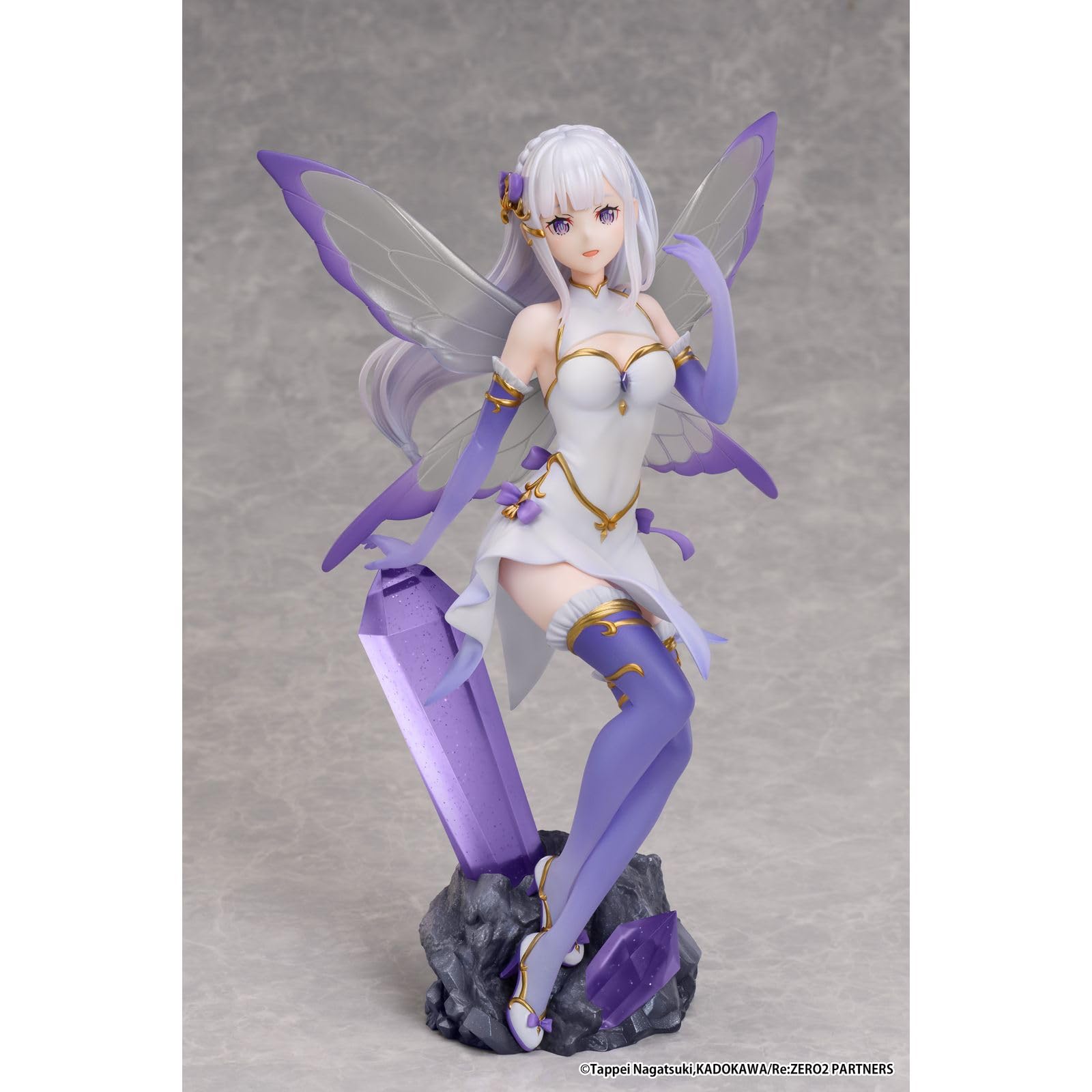 el COCO Emilia Jewel Princess Ver. Statue 23 cm re:Zero Starting Life in Another World 1/7 Scale