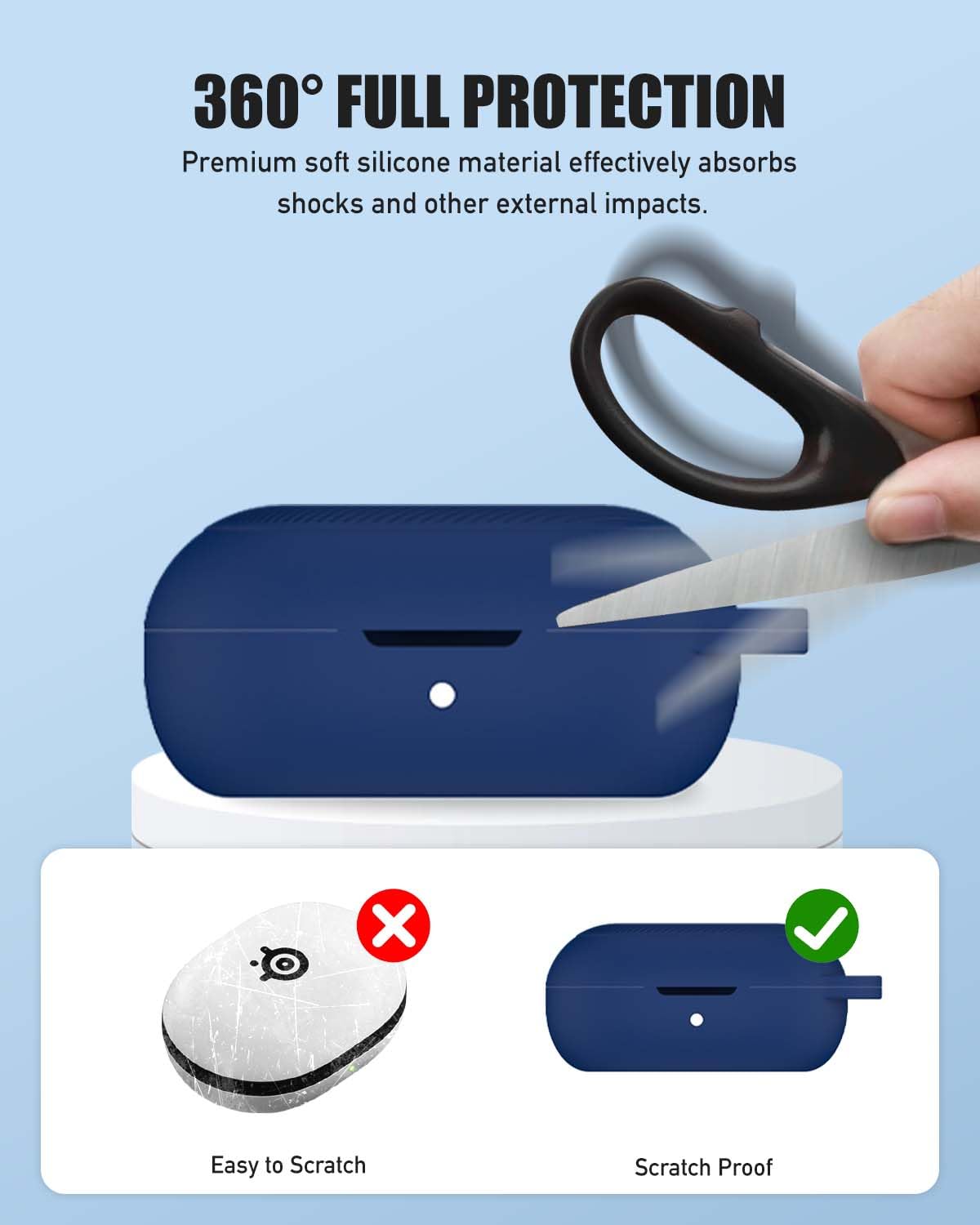 Amazon.com: Case for SteelSeries Arctis GameBuds, Silicone