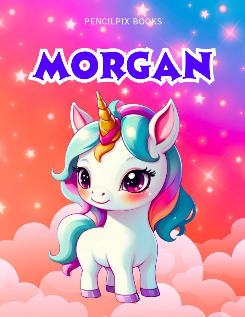 Morgan: Personalized Unicorn Coloring Book for Girls Ages 4-8 | Custom Gift for Kids Who Love Unicorns: Fun Activity Book with Morgan's Name on Every