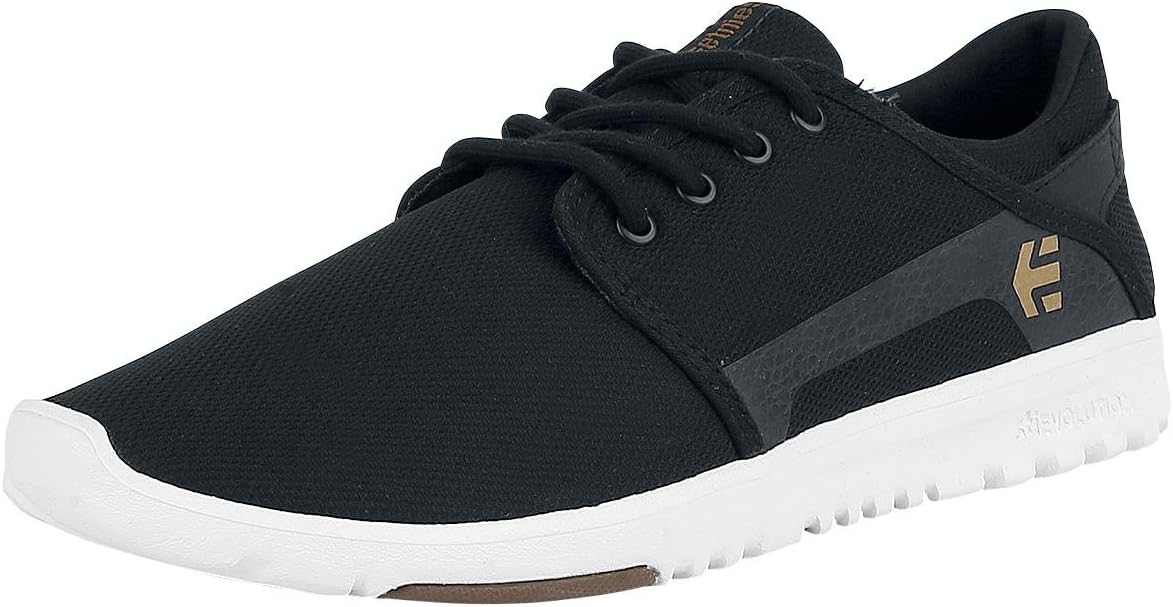 Etnies mens Scout Skate Shoe, Black/White/Gum, 7.5 US