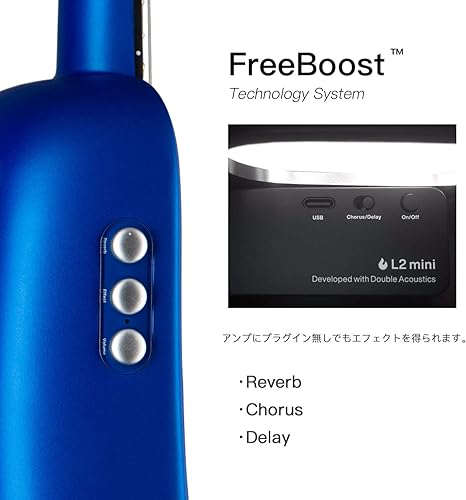 Miniatura 3 de LAVA U Ukelele de fibra de carbono con efectos tenor con accesorio para colgar y cable de carga