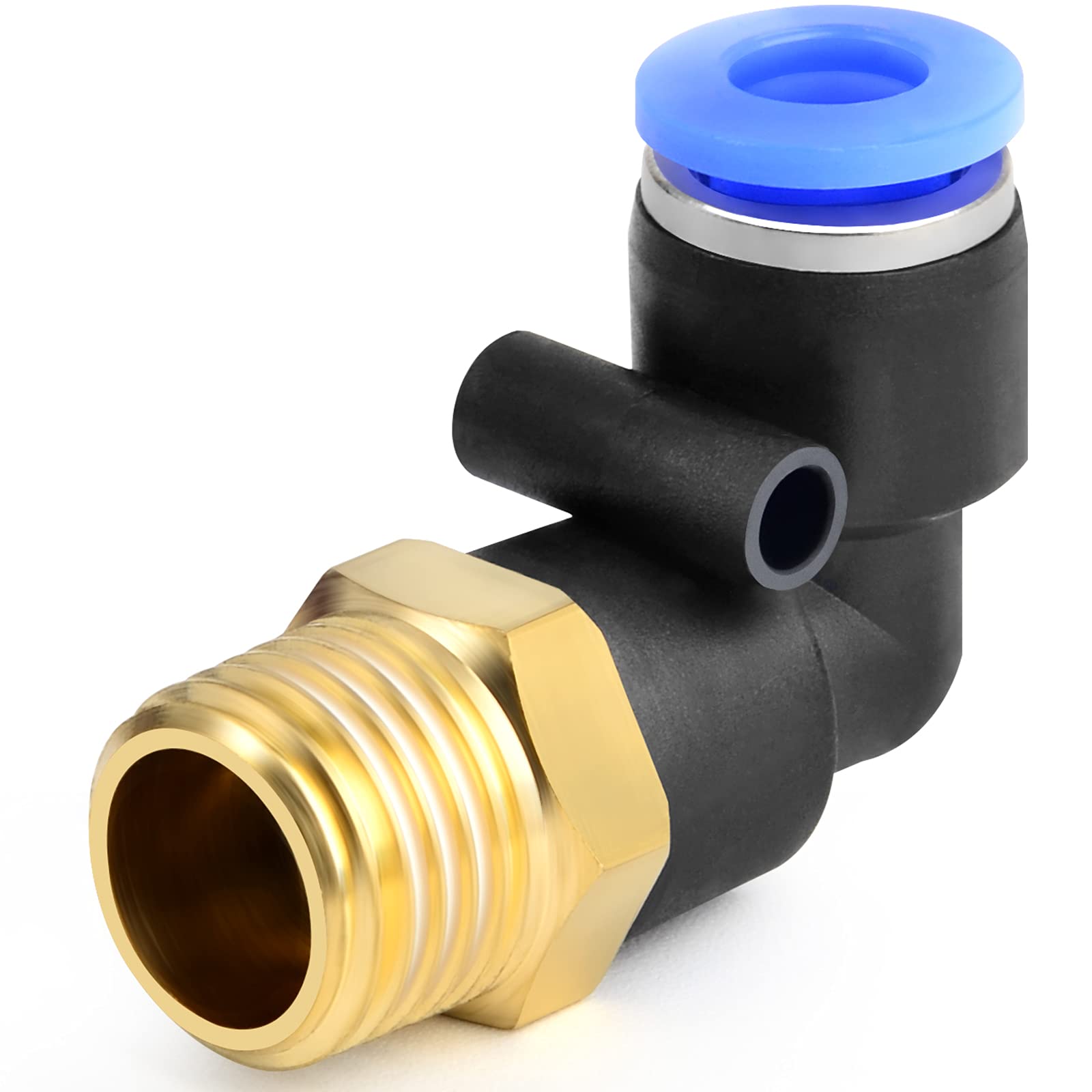 RACCORDO A GOMITO GIREVOLE CONICO BSPT, RACCORDI INOX AISI316L A - Foto 3