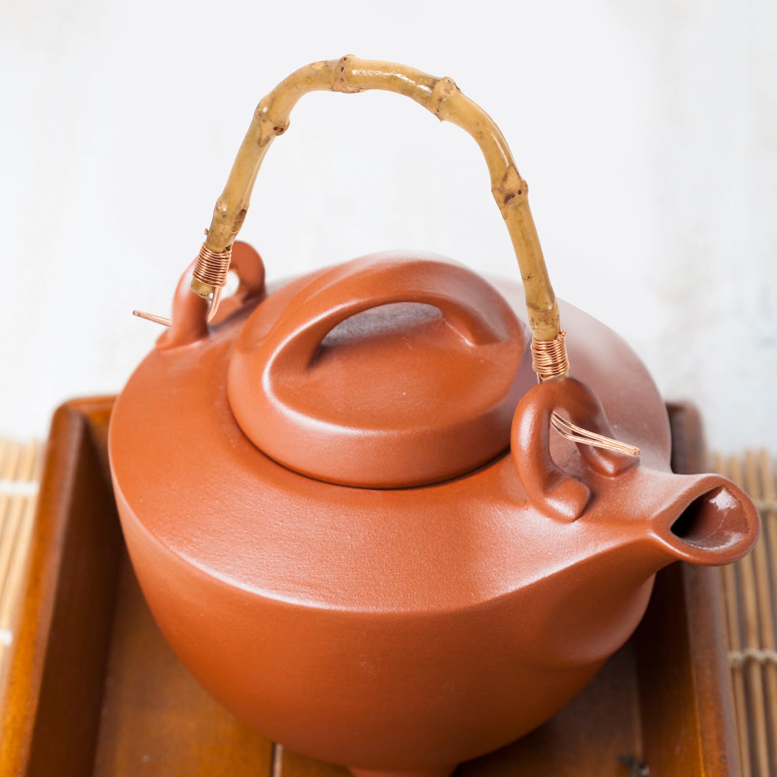 BESPORTBLE Asas Ergonómicas para Tetera 2piezas de Alambre de Cobre Beige, Resistentes al Calor Alta Capacidad de Carga para Utensilios de Cocina Hogar